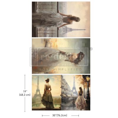 Decoupage Decor Tissue Paper Pack – Bridal bliss – 3 sheets, 19.5″x30″ each