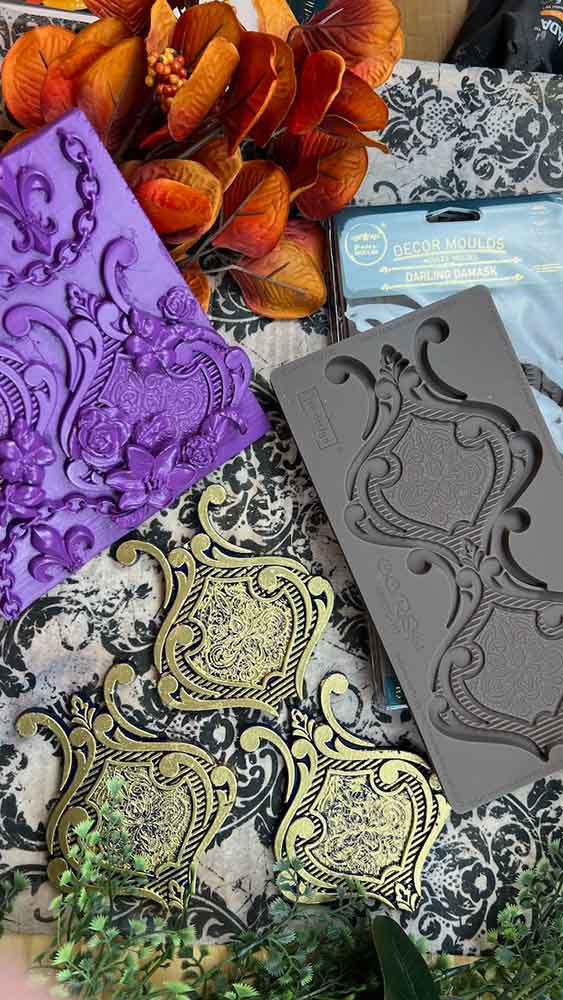 Cece Mould – Darling Damask – 1 pc, 5″x10″x8mm