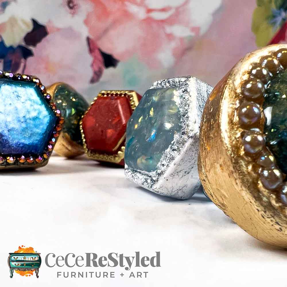 Cece Knob Mould – Imperial Pearl – 1 knob set, includes hardware