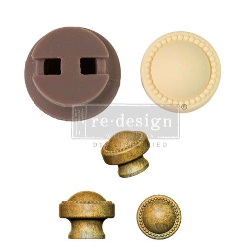Cece Knob Mould – Luxe Ornate – 1 knob set, includes hardware