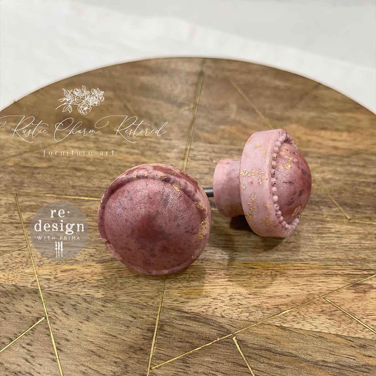 Cece Knob Mould – Pearl Inlay – 1 knob set, includes hardware