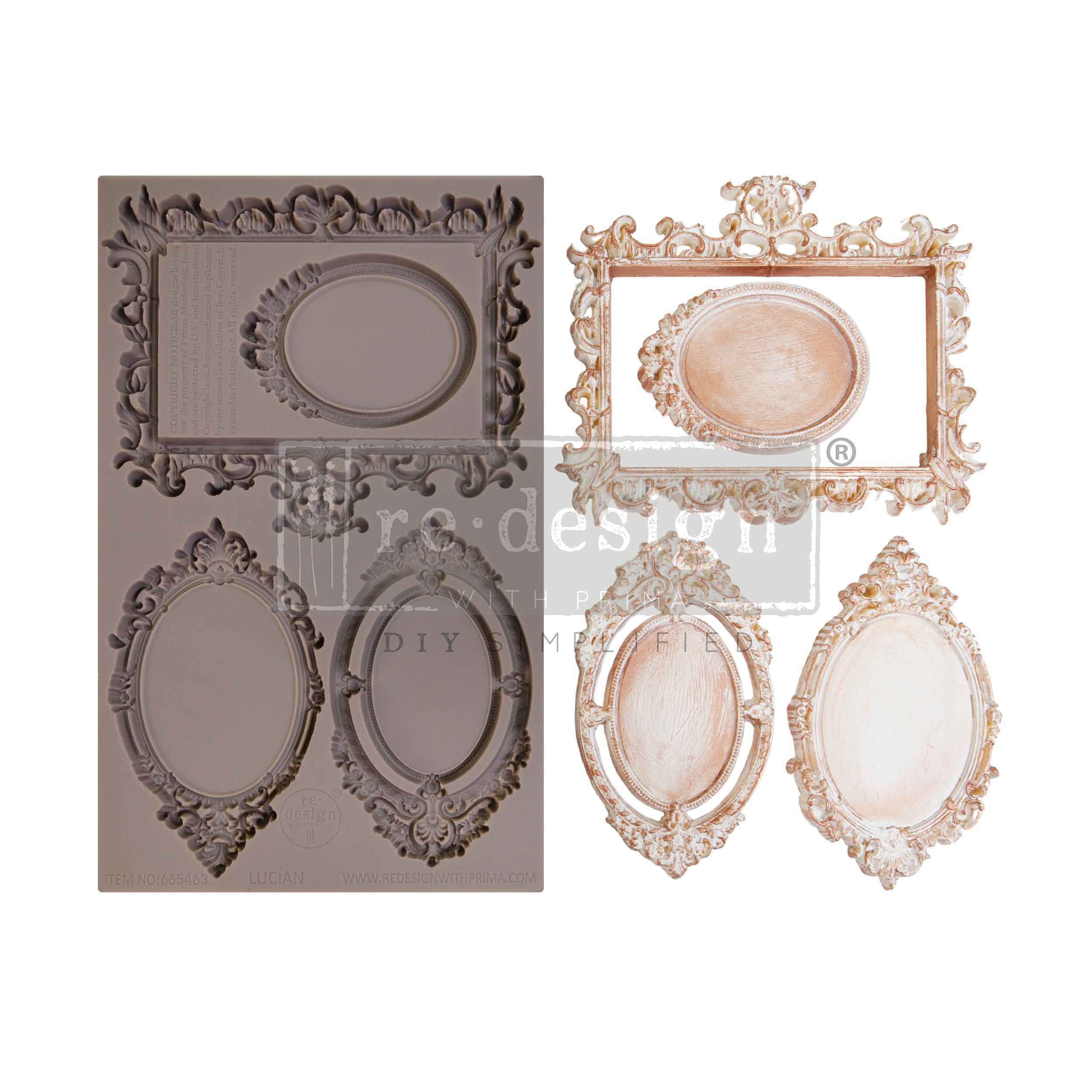 Decor Moulds® – Lucian – 1 pc, 5″x8″x8mm Copyright #VA0002392183