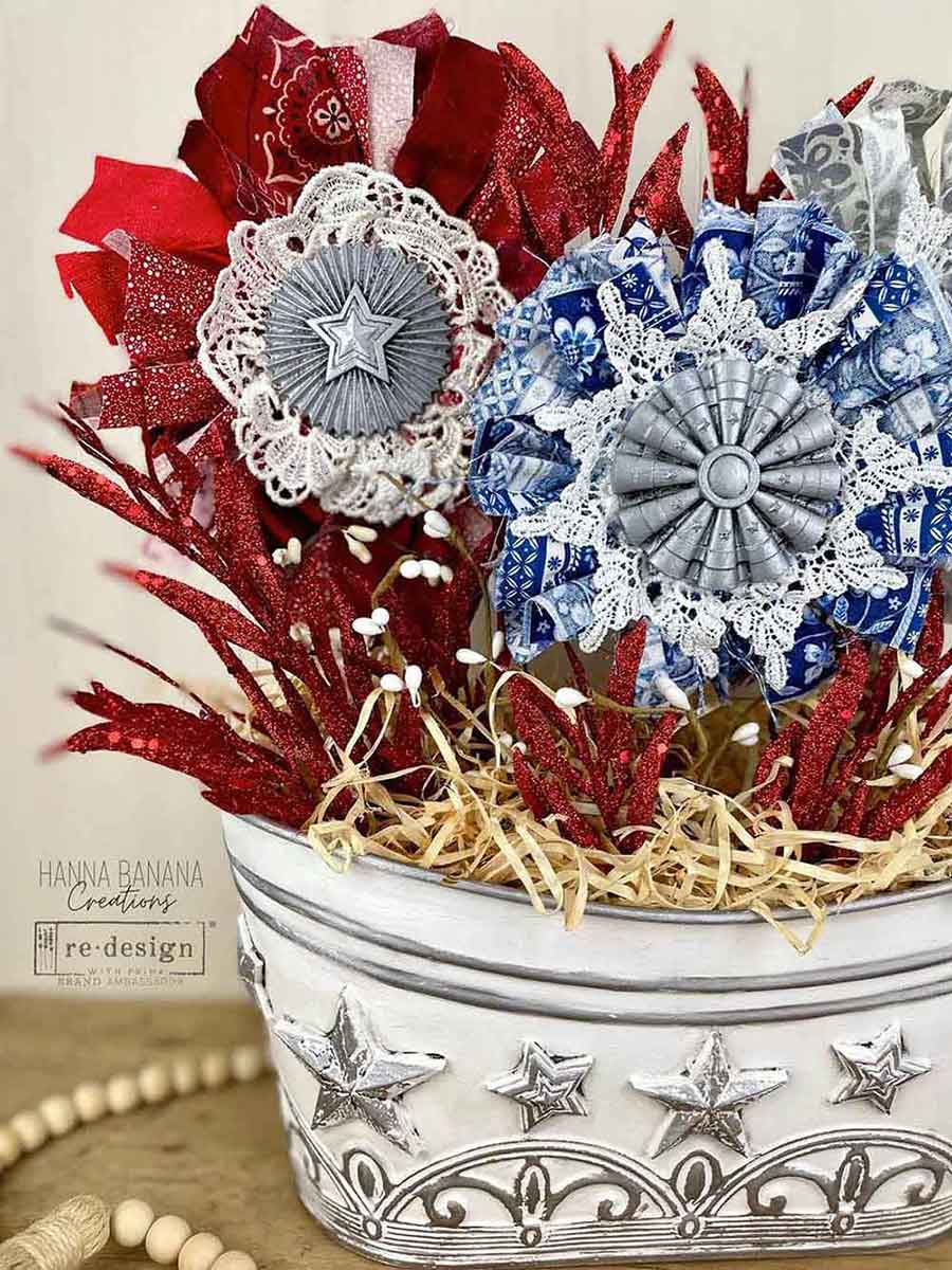 Decor Moulds® – Red, White, and Blue – 1 pc, 5″x8″x8mm