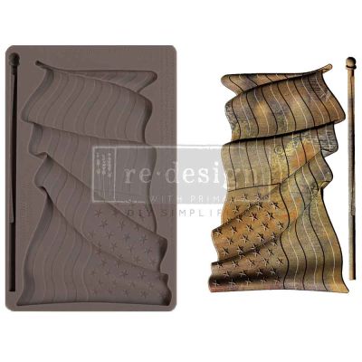 Decor Moulds® – Star Spangled Banner – 1 pc, 5″x8″x8mm
