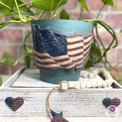 Decor Moulds® – Star Spangled Banner – 1 pc, 5″x8″x8mm