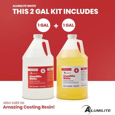 Amazing Casting Resin – Includes Parts A & B; 1 Gallon/ Total 2 Gallons