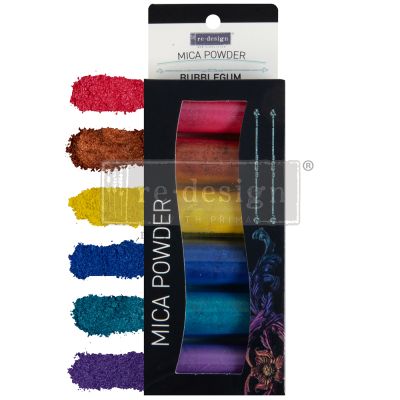 Decor Mica Powder Set – Bubblegum – 6 colors x 5g each