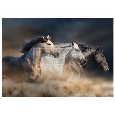 A1 Decoupage Fiber – Wild Hearts Run Free –