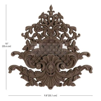 Decor Poly® – Baroque Elegance – 10″x9.89″x0.49″ / 25.4cmx25.1cmx1.2cm Copyright #VA2412675