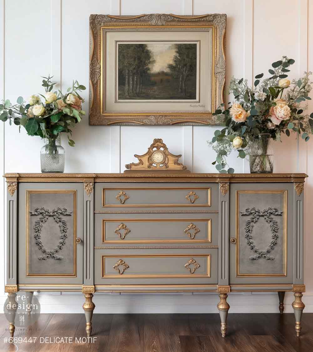 Decor Poly® – Delicate Motif – 10″x7.9″x0.26″ / 25.4cmx20.1cmx0.66cm Copyright #VA2412718
