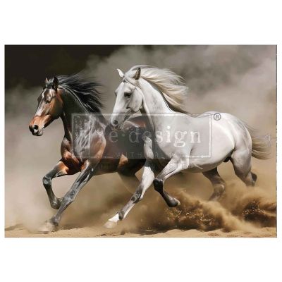A1 Decoupage Fiber – Wild Maneuvers – 1 sheet, A1 size
