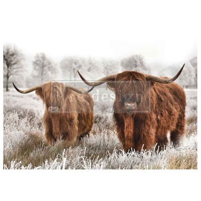 A1 Decoupage Fiber – Highland Harmony – 1 sheet, A1 size