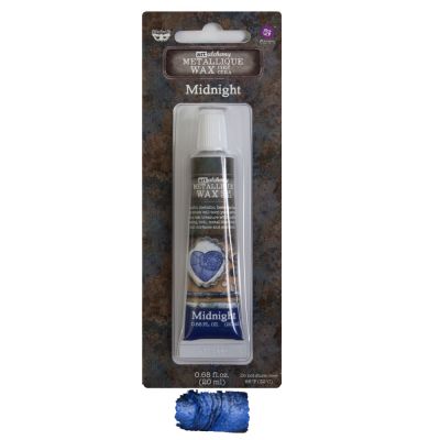 Art Alchemy Metallique Wax – Midnight – 0.68oz (20ml)