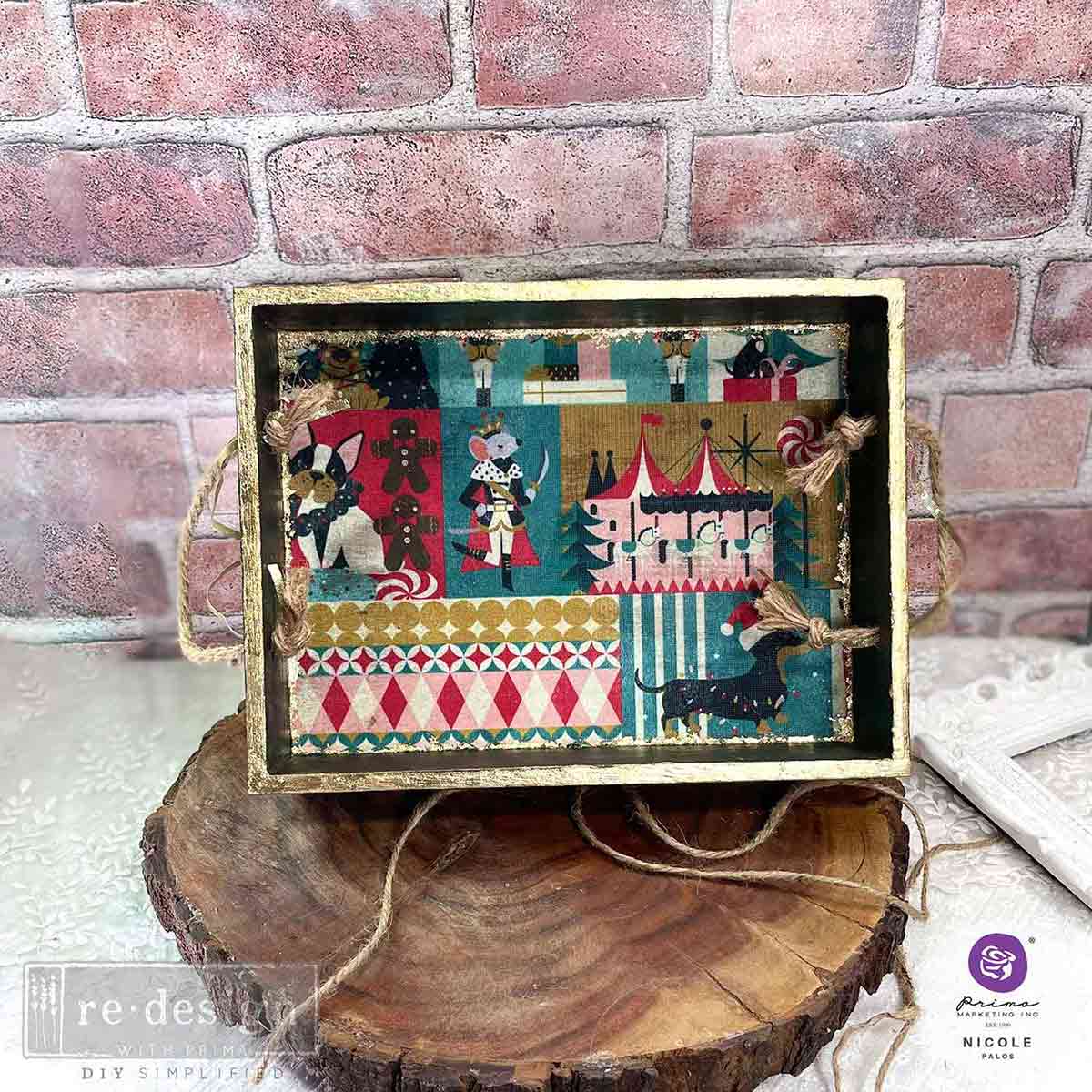 A3 Decoupage Fiber Pack – Nutcracker Happiness – 3 sheets, 11.7″x16.5″ each