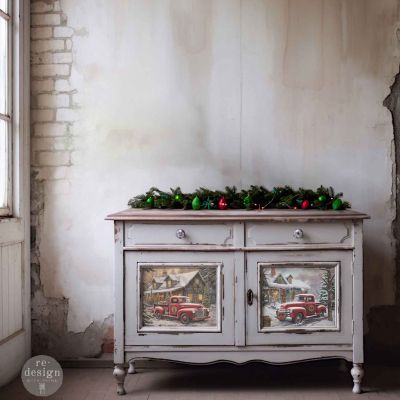 A3 Decoupage Fiber Pack – Christmas Cargo – 3 sheets, 11.7″x16.5″ each