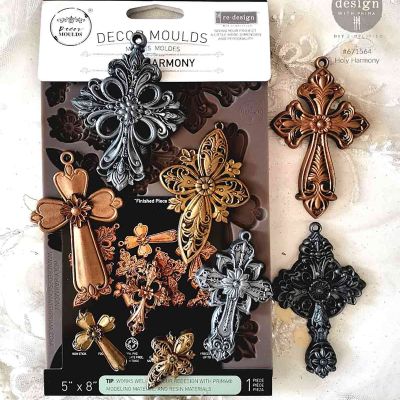 Decor Moulds® – Holy Harmony – 1 pc, 5″x8″x8mm Copyright #VA0002439599