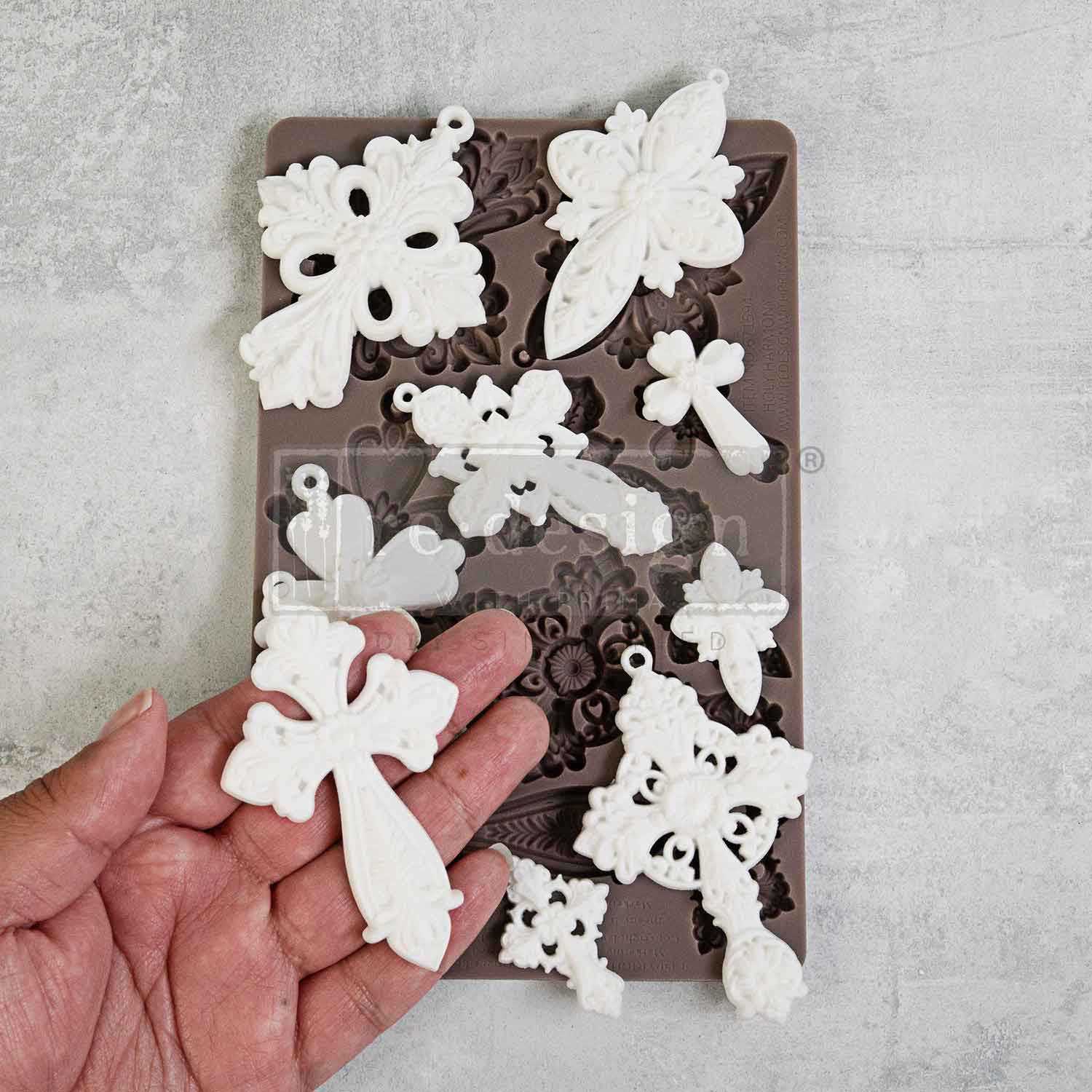 Decor Moulds® – Holy Harmony – 1 pc, 5″x8″x8mm Copyright #VA0002439599