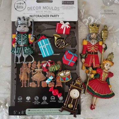 Decor Moulds® – Nutcracker Party – 1 pc, 5″x8″x8mm Copyright #VA0002439736