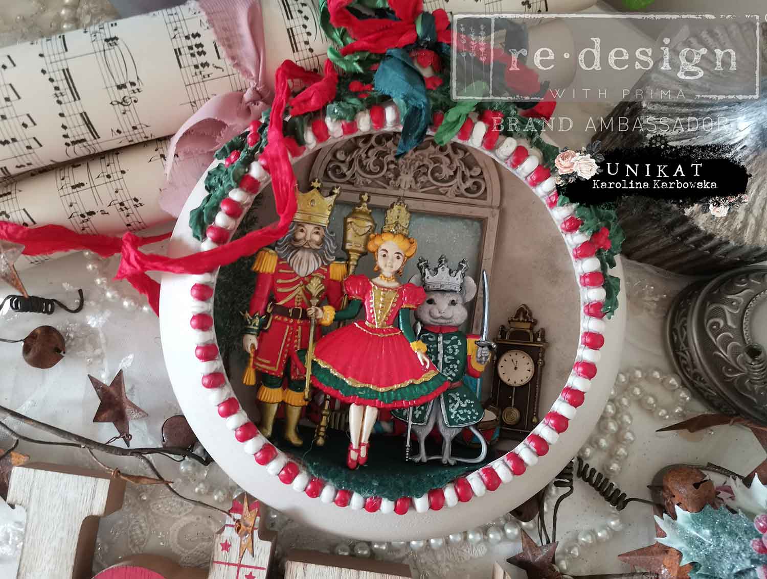 Decor Moulds® – Nutcracker Party – 1 pc, 5″x8″x8mm Copyright #VA0002439736