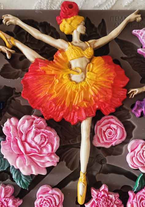 Decor Moulds®- Angelic Twirl – 1 pc, 5″x8″x8mm COPYRIGHT #VA2426674