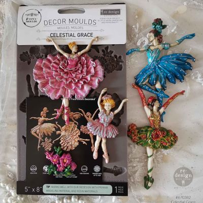 Decor Moulds® – Celestial Grace – 1 pc, 5″x8″x8mm Copyright #VA0002439676