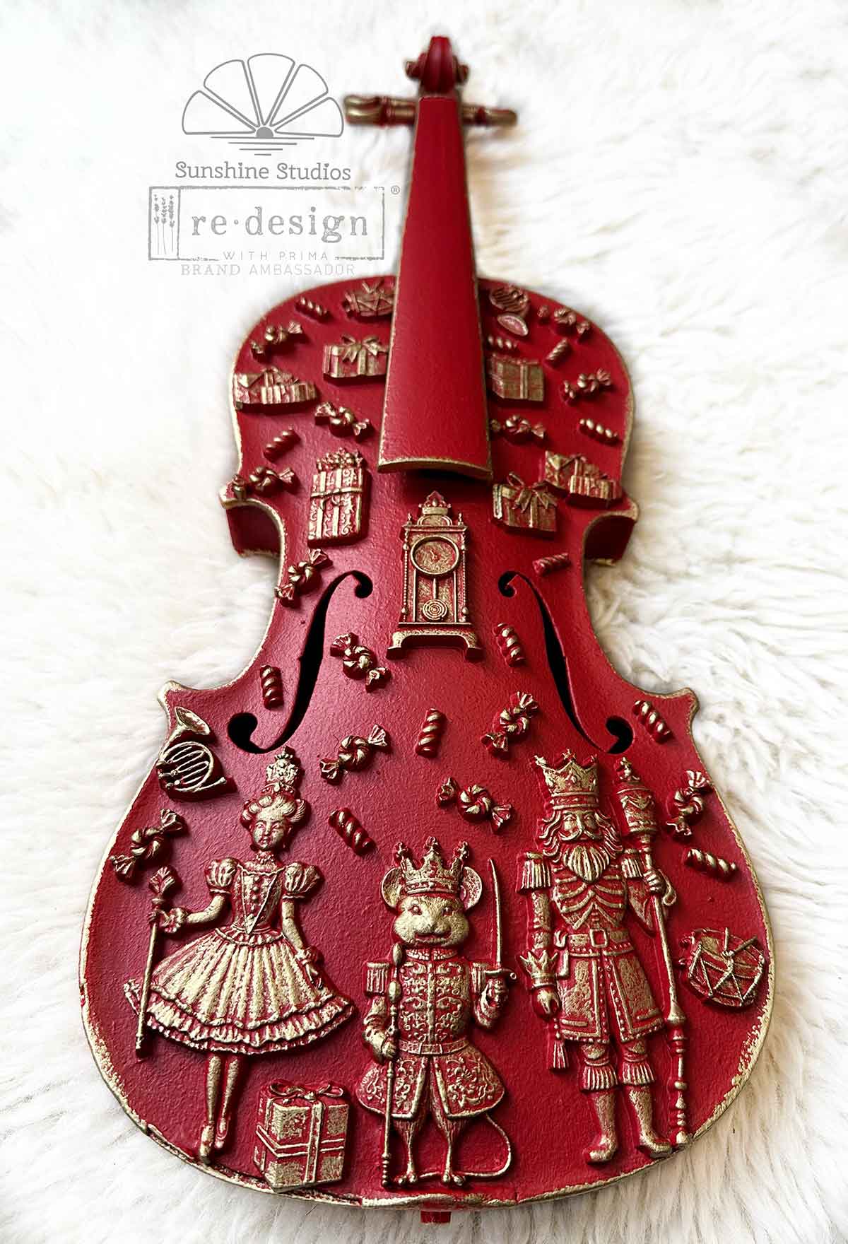 Decor Moulds® – Nutcracker Party – 1 pc, 5″x8″x8mm Copyright #VA0002439736