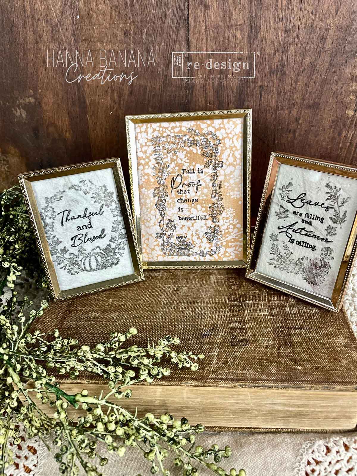 Decor Clear Stamp – Fall Sweet Fall – 8.5×11 sheet size