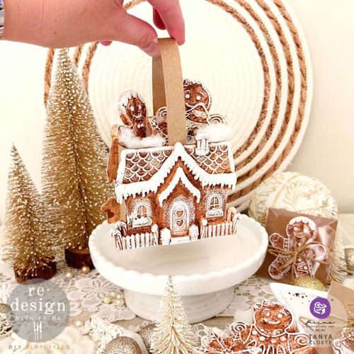 Decor Moulds® – Festive Gingerbread Treats – 1 pc, 5″x8″x8mm Copyright #VA0002439659