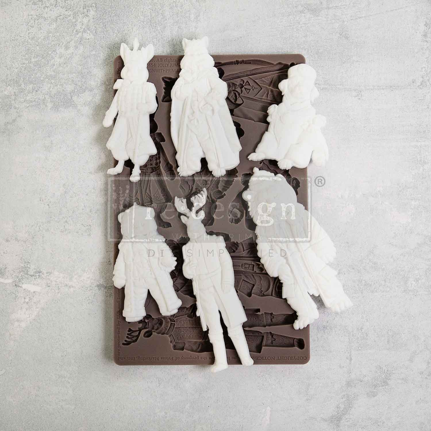 Decor Moulds® – Jolly Jumper – 1 pc, 5″x8″x8mm Copyright #VA0002439650