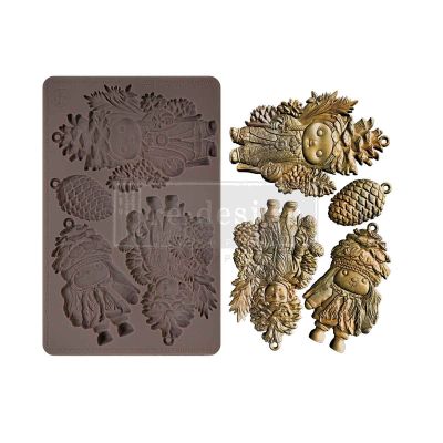 Decor Moulds® – Pinecone Dolls – 1 pc, 5″x8″x8mm Copyright #VA0002439664