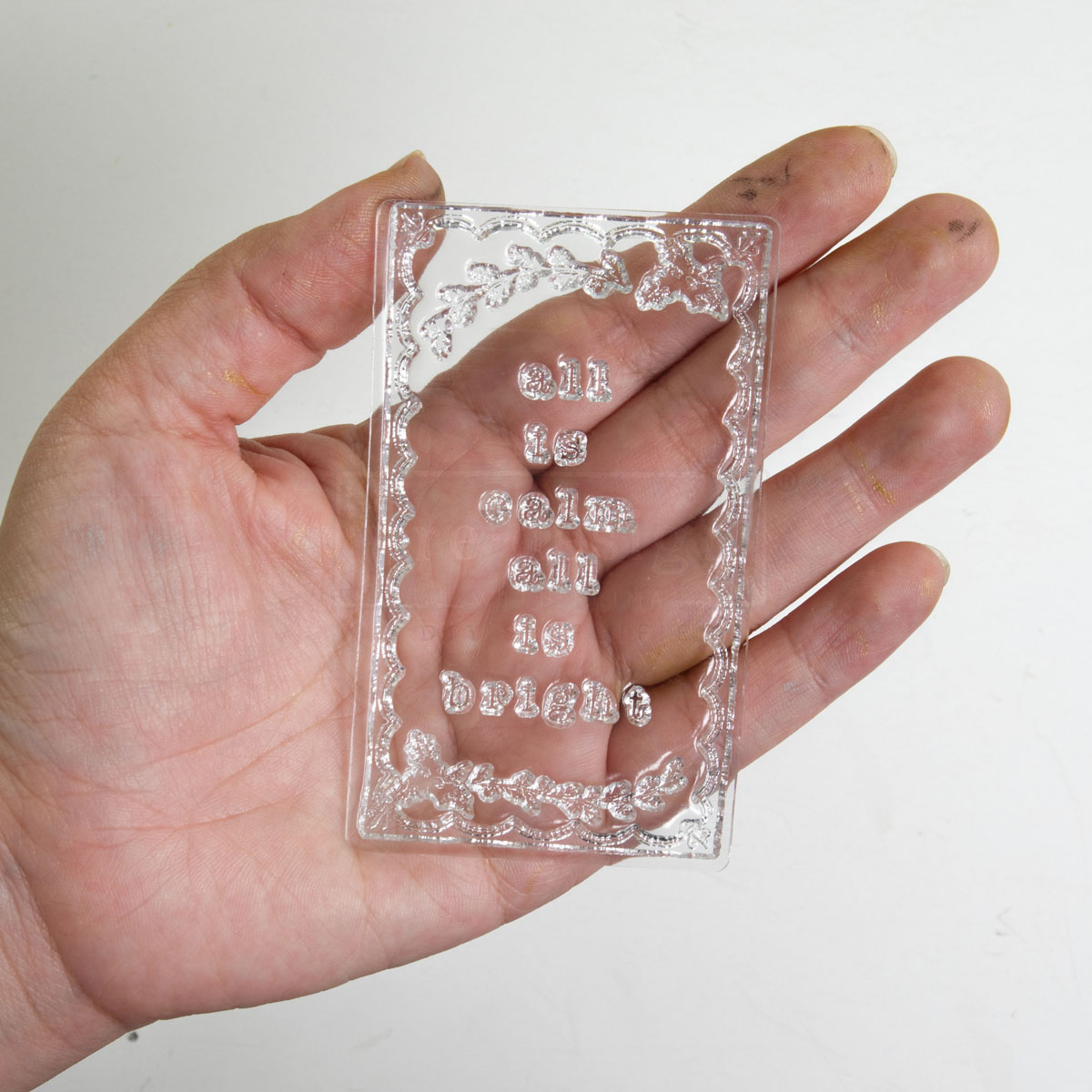 Decor Clear Stamp – Holly Jolly – 8.5×11 sheet size