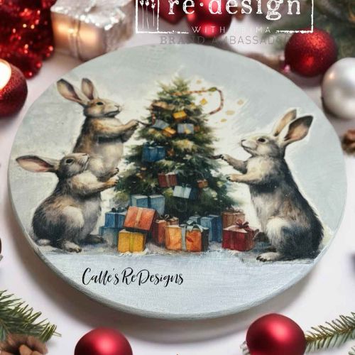 A3 Decoupage Fiber Pack – Bunny Wonderland – 3 sheets, 11.7″x16.5″ each