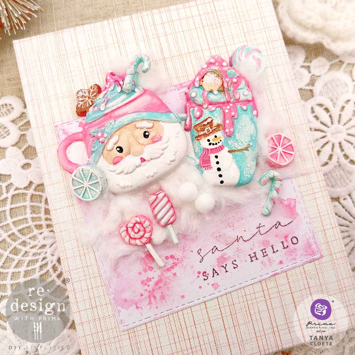 Decor Moulds® – Cheerful Cups – 1 pc, 5″x8″x8mm Copyright #VA0002439739