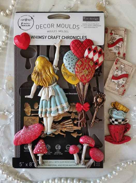 Decor Moulds® – Whimsy Craft Chronicles – 1 pc, 5″x8″x8mm COPYRIGHT #VA2426675