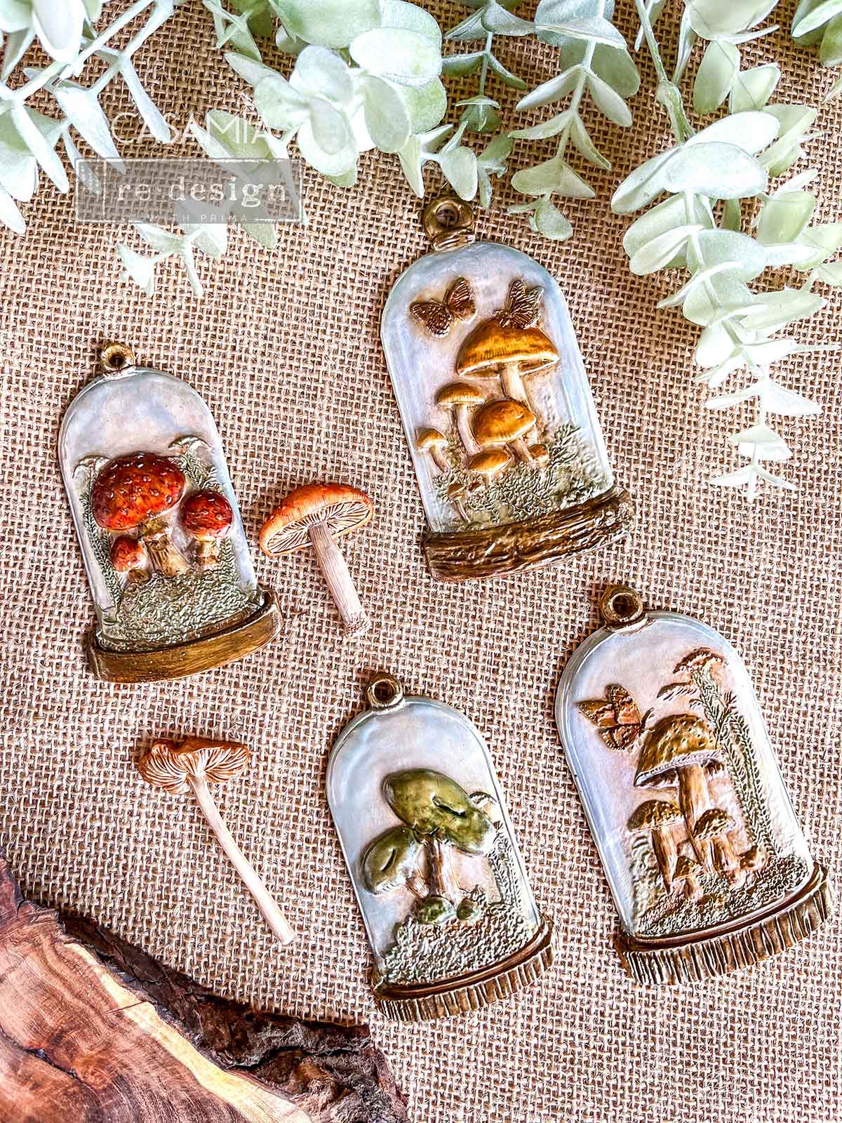 Decor Moulds® – Enchanted Shroom – 1 pc, 5″x10″x8mm Copyright #VA0002439658