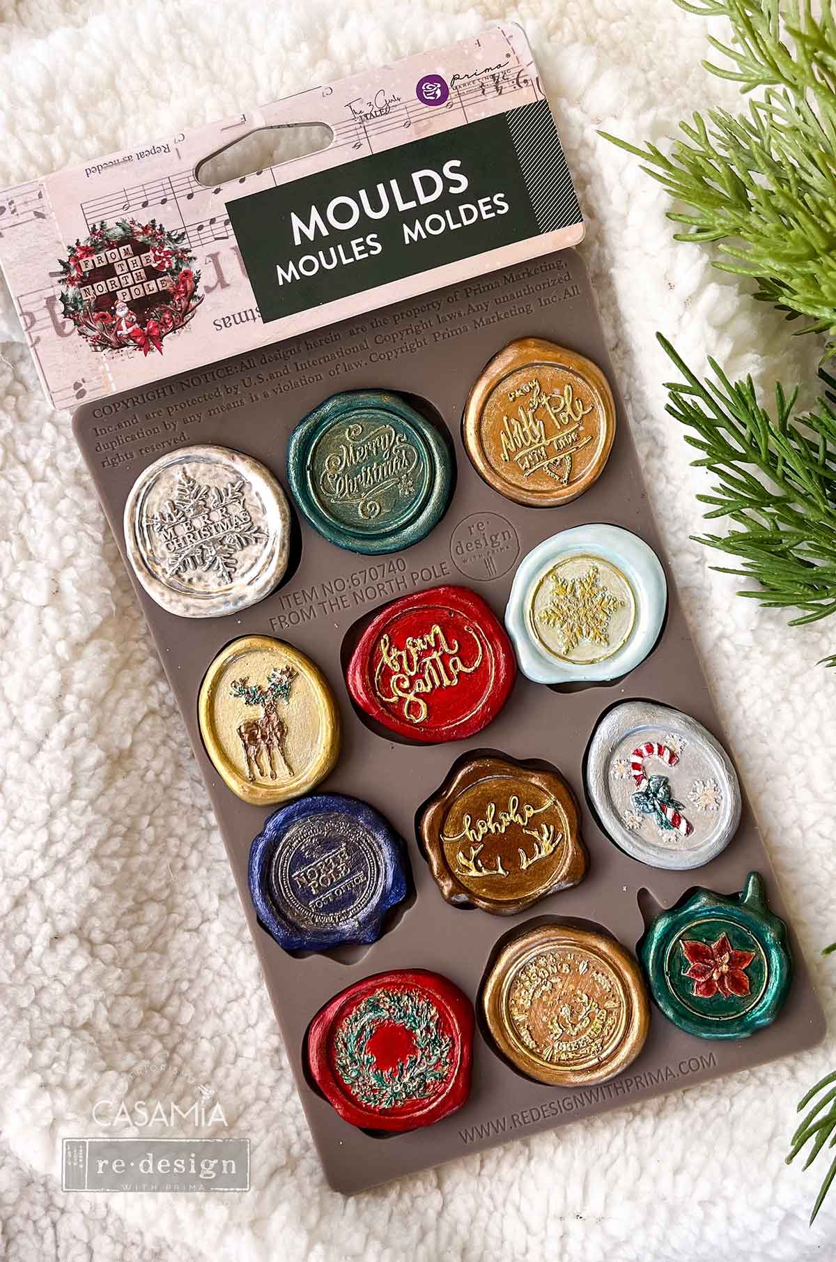 From the North Pole Collection Mould – 1 pc, 5″x8″x8mm