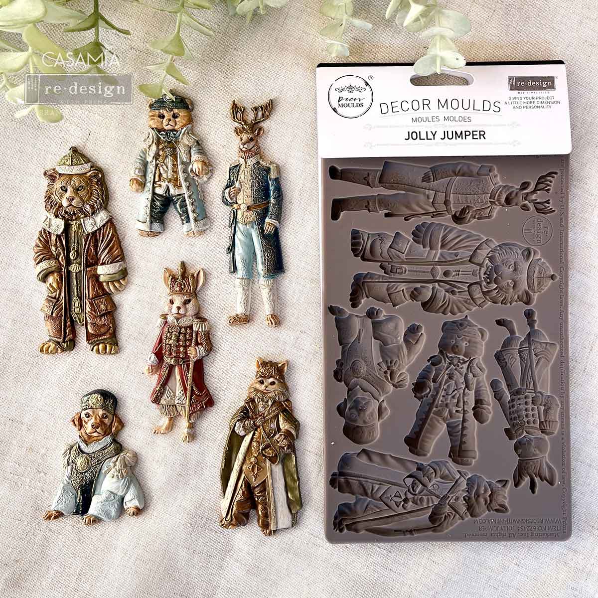 Decor Moulds® – Jolly Jumper – 1 pc, 5″x8″x8mm Copyright #VA0002439650