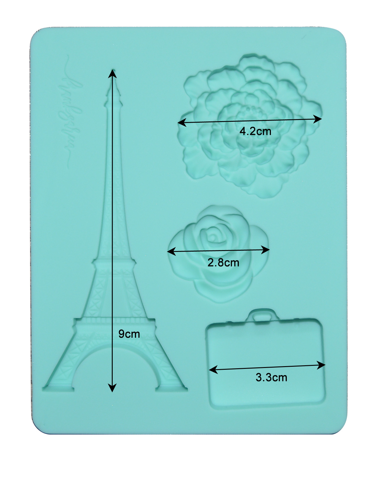 Capri Collection Silicone Mould – 3.5″ x 4.5″, 8mm thickness