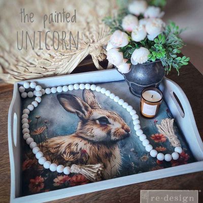A3 Decoupage Fiber Pack – Garden Bunny Tales – 3 sheets, 11.7″x16.5″ each