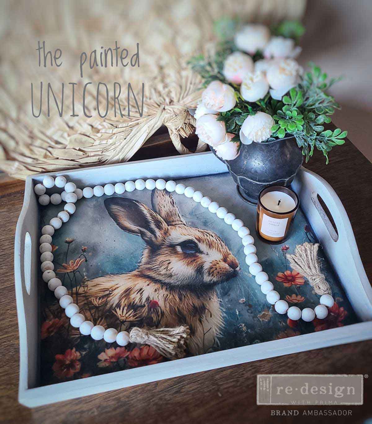 A3 Decoupage Fiber Pack – Garden Bunny Tales – 3 sheets, 11.7″x16.5″ each