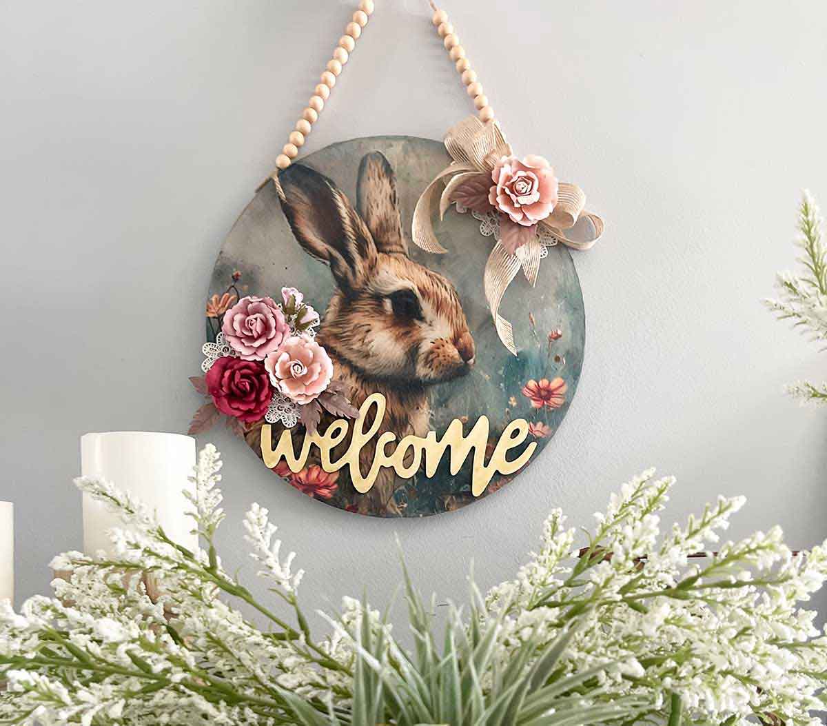 A3 Decoupage Fiber Pack – Garden Bunny Tales – 3 sheets, 11.7″x16.5″ each
