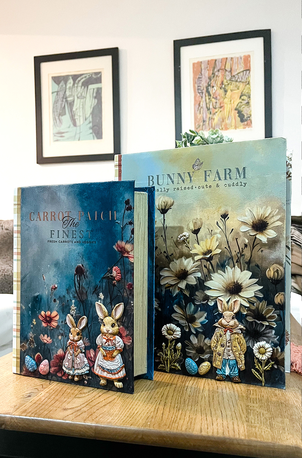 A3 Decoupage Fiber Pack – Garden Bunny Tales – 3 sheets, 11.7″x16.5″ each