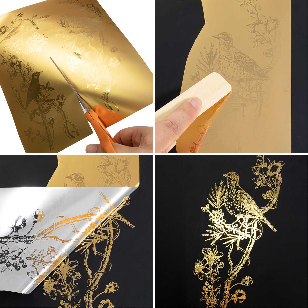 Middy Foil Transfers® Kacha – Golden Serenade – 2 sheets, 8.5″x11″