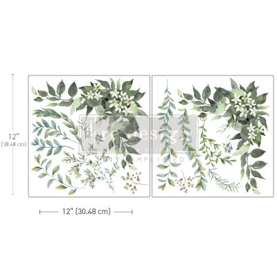 Maxi Transfer – Country Charm – 2 Sheets, 12″X12″