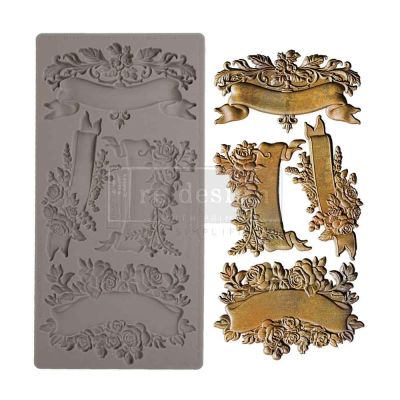 Decor Moulds® – Blooming Banners – 1 pc, 5″x10″x8mm