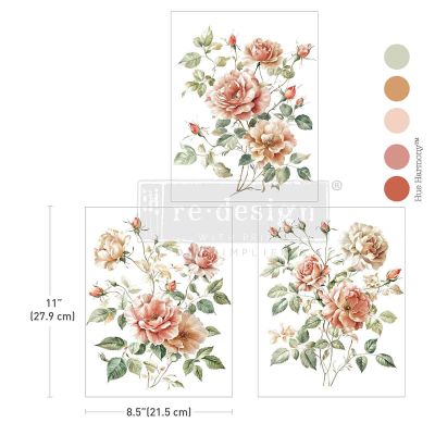 Middy Transfers® – Gentle Symphony – 3 sheets, 8.5″x11″