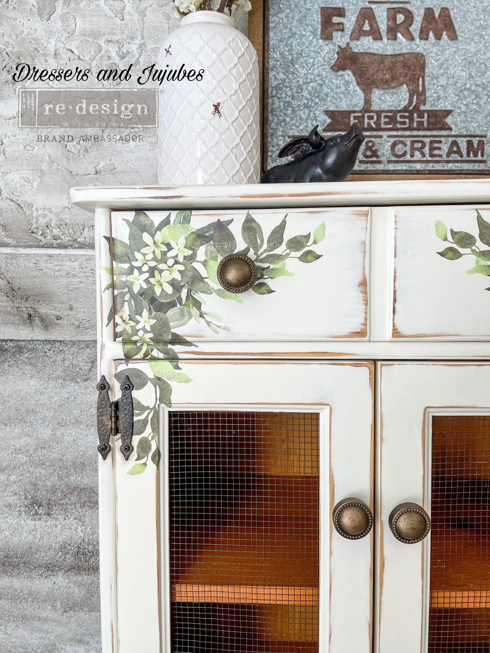 Maxi Transfer – Country Charm – 2 Sheets, 12″X12″