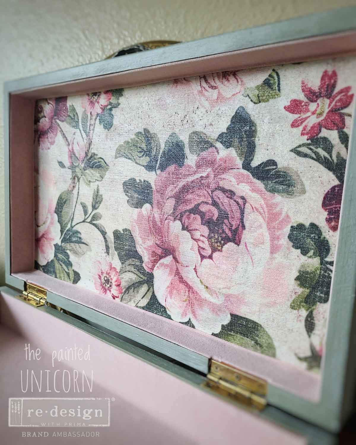 Decoupage Decor Tissue Paper Kacha – Timeless Blooms – 1 sheet, 19.5″x30″