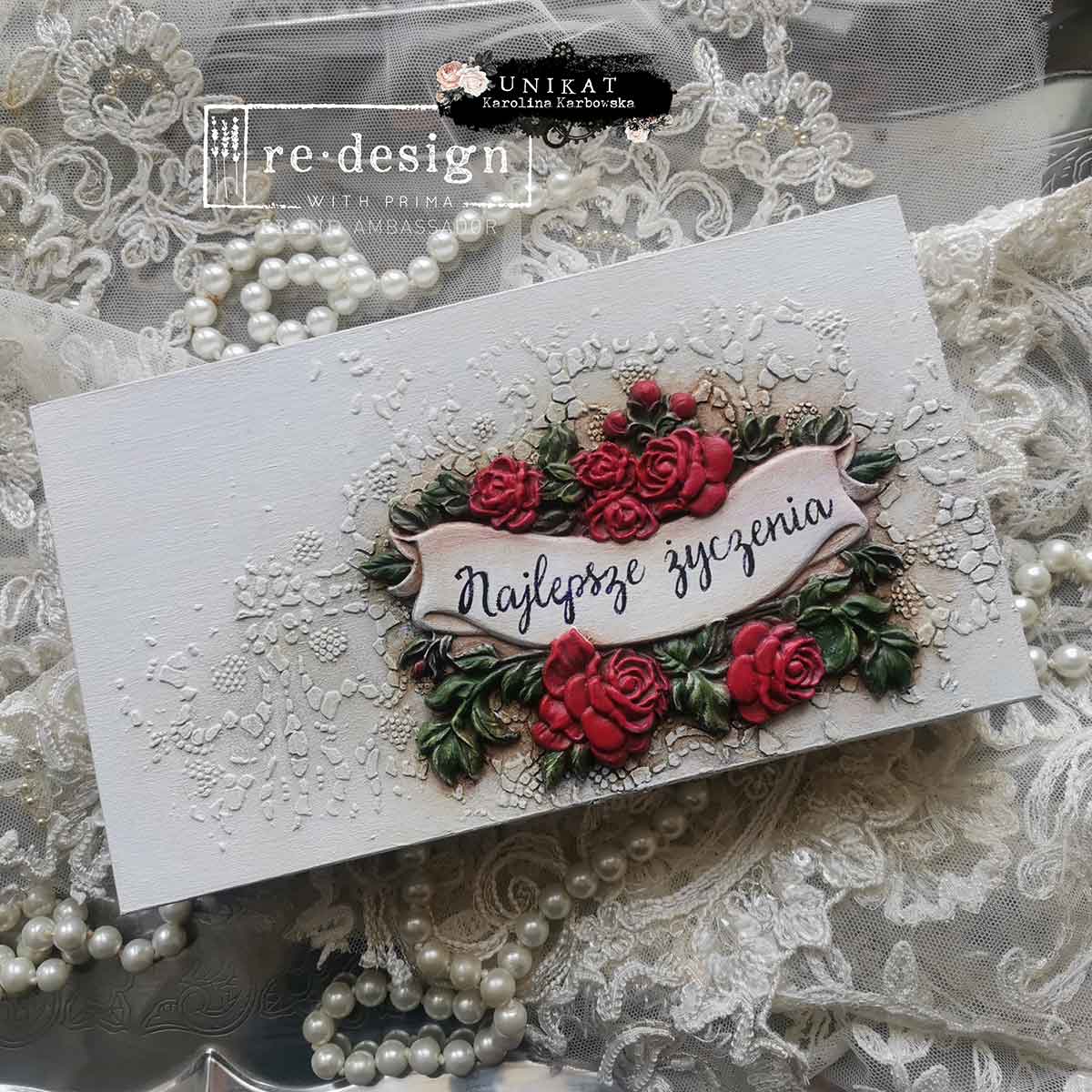Decor Moulds® – Blooming Banners – 1 pc, 5″x10″x8mm