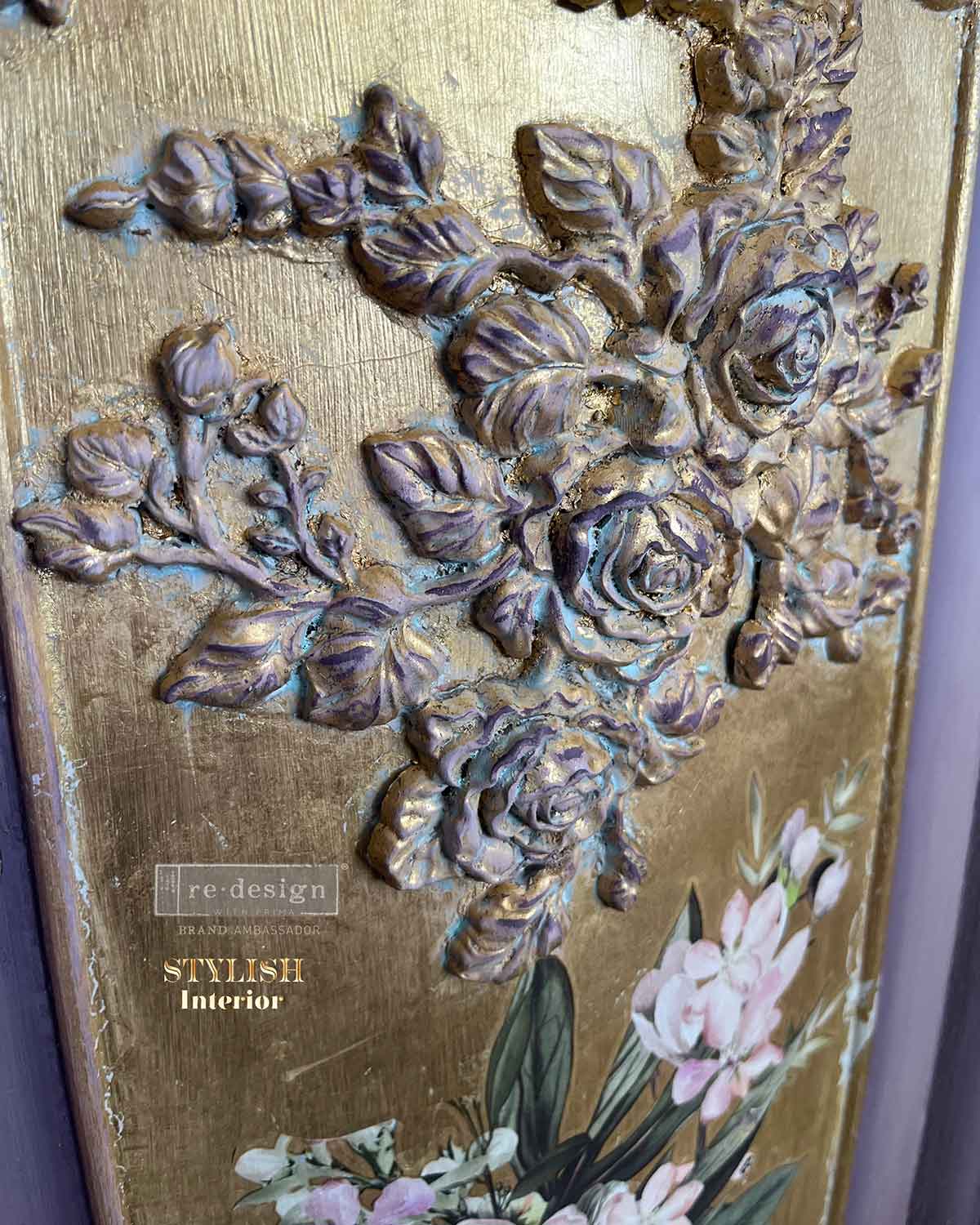 Decor Poly – Velvet Cascade Right – 9.5″x7″x0.5″ (24.1cmx17.8cmx1.3cm)
